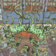 Cave Carson violently throwing up his lunch and Swamp Thing.